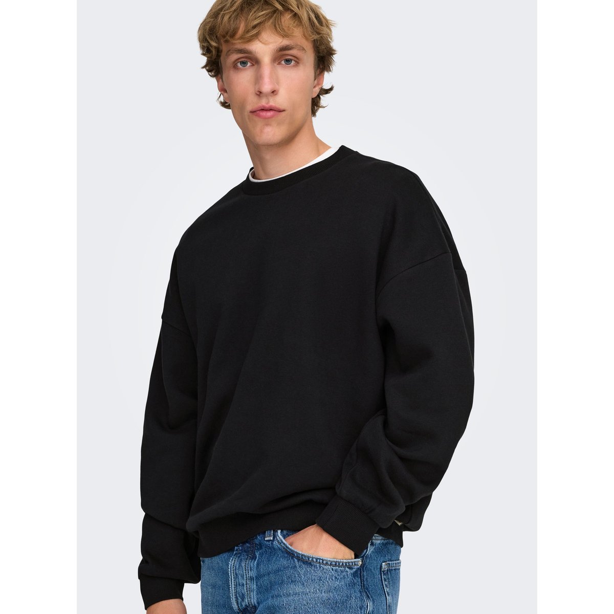 Sweat-Shirt noire - black, ONLY & SONS
