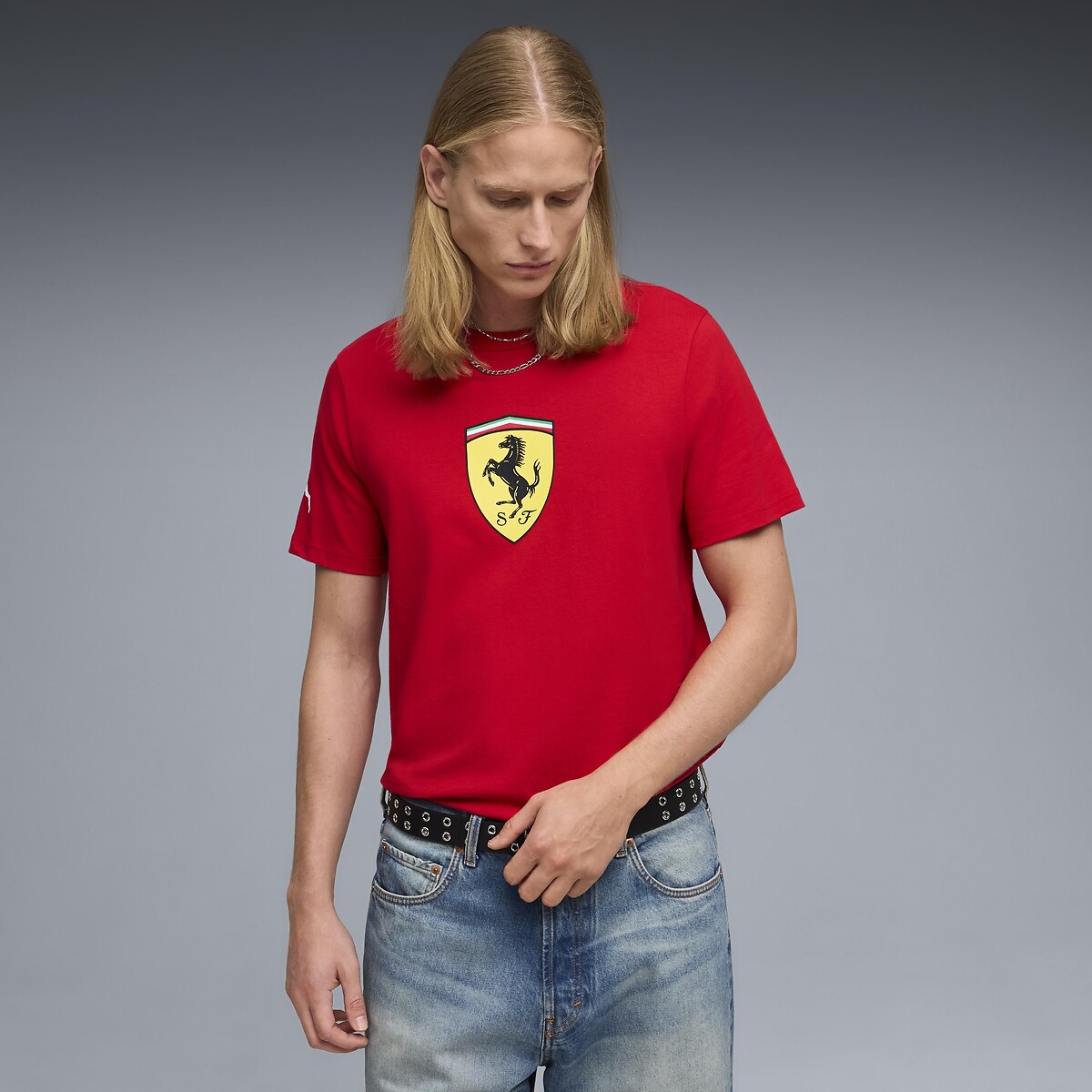 T-shirt manches courtes FERRARI rouge, PUMA