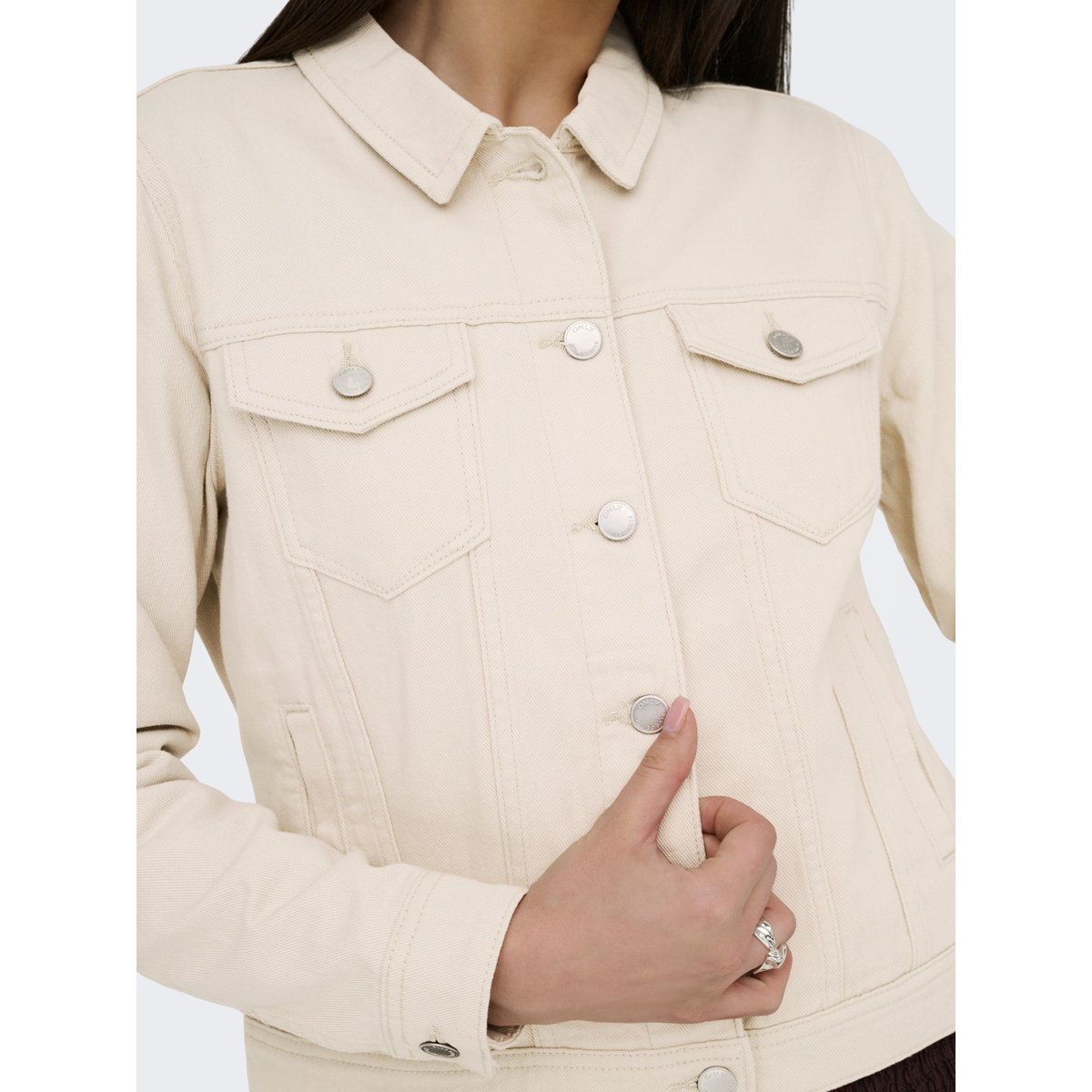 Veste En Jean oatmeal, ONLY