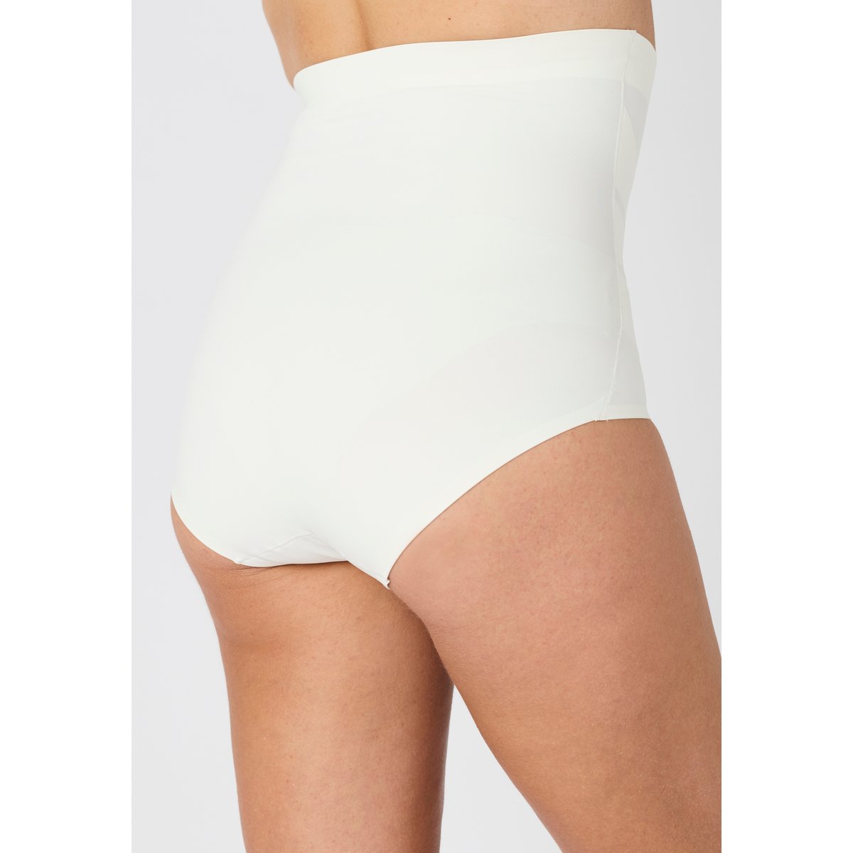 Gaine-culotte taille haute maintien ferme blanc cassé, DAMART