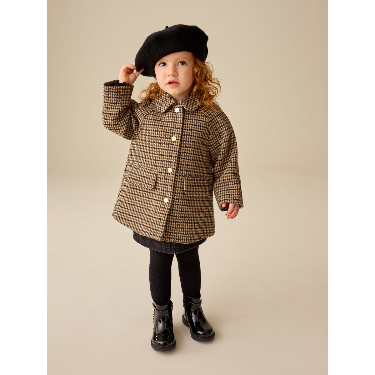 Manteau à carreaux emblématiques marron, NEXT