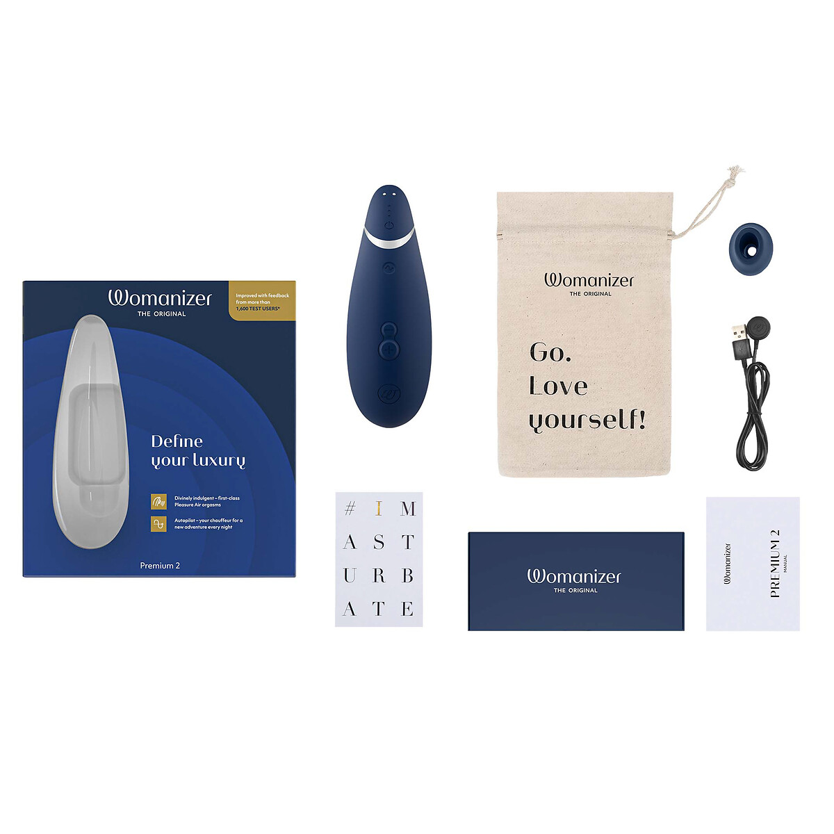 Stimulateur clitoridien Premium 2  myrtille, WOMANIZER