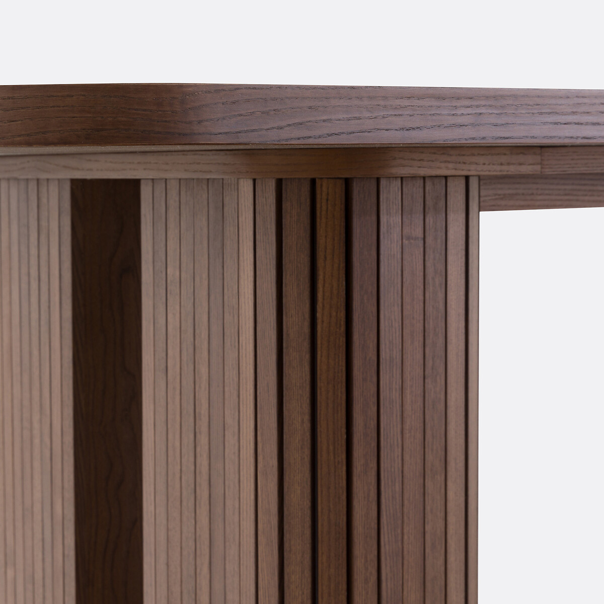 Table à manger rectangulaire, plaqué chêne et pin, 6 à 8 couverts, LATTI noyer, LA REDOUTE INTERIEURS