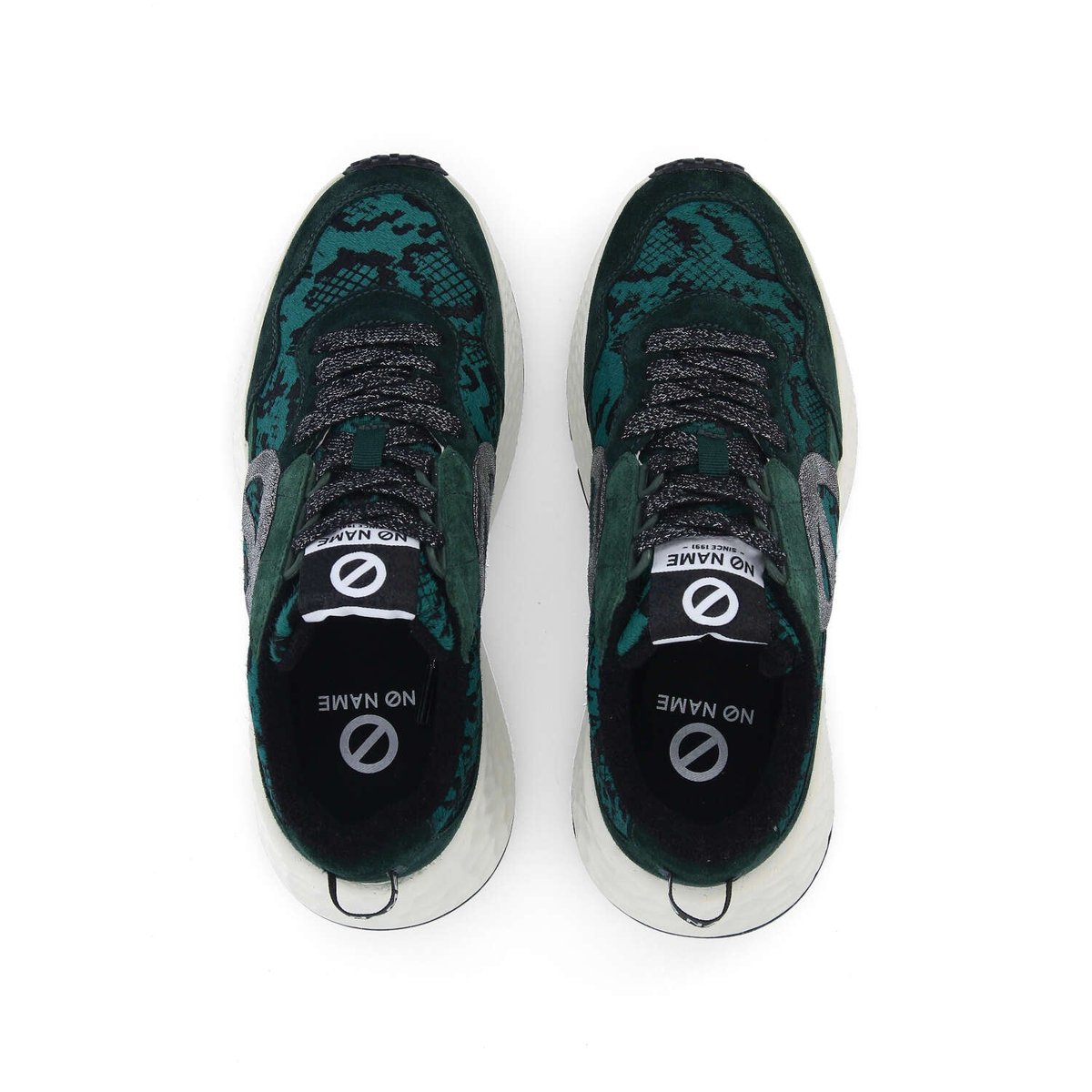 CARTER JOGGER W SNAKE KISS ÉMERAUDE - Collier orné de Cristaux Swarovski® inclus vert, NO NAME
