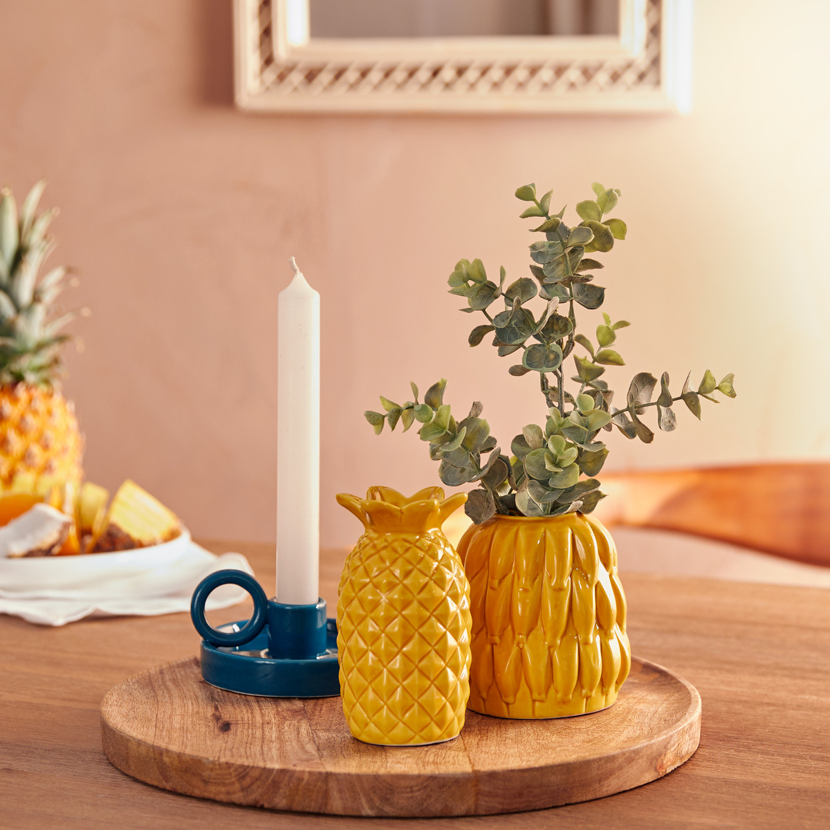 Soliflore Ananas YUCA multicolore, ATMOSPHERA