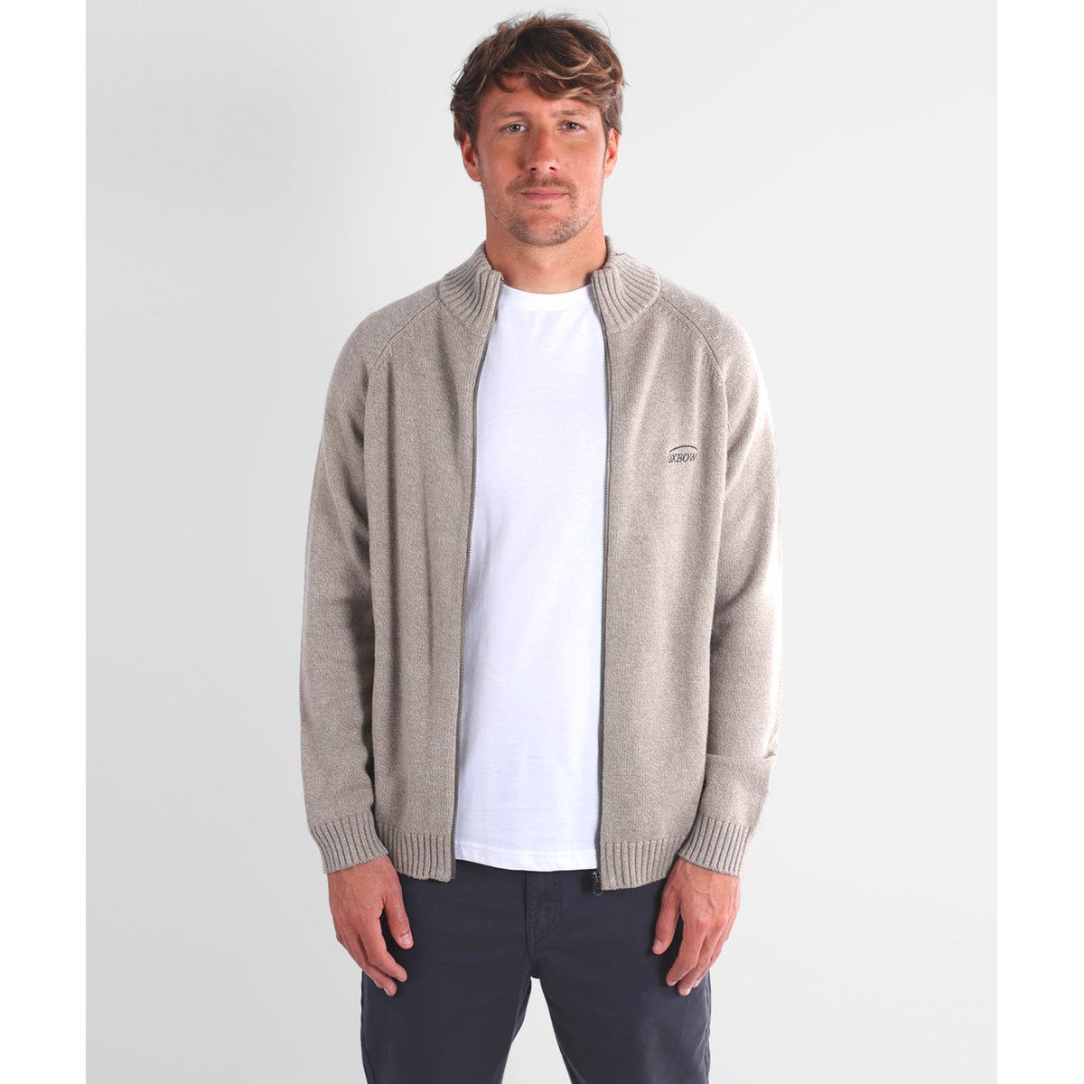 Gilet zip épais CURRENT rock heather, OXBOW
