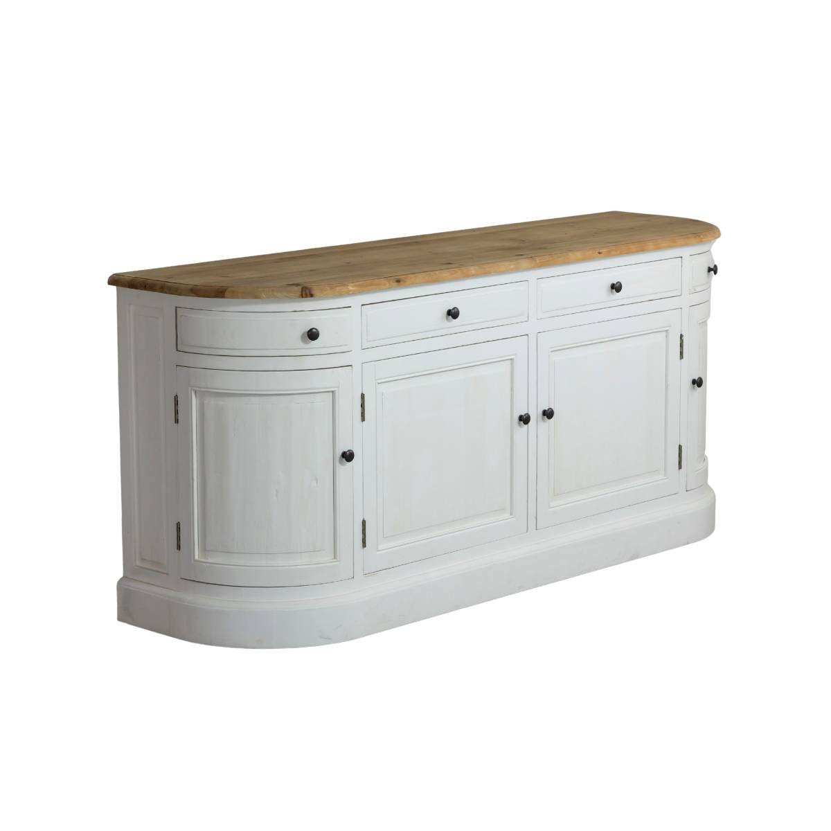 Buffet en bois recyclé GARANCE bois clair, MADE IN MEUBLES