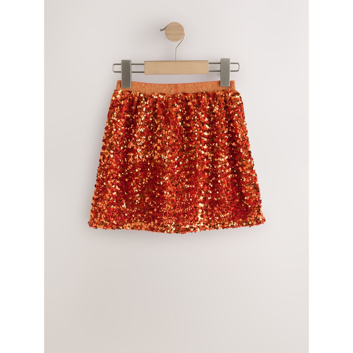 Jupe à sequins orange, NEXT