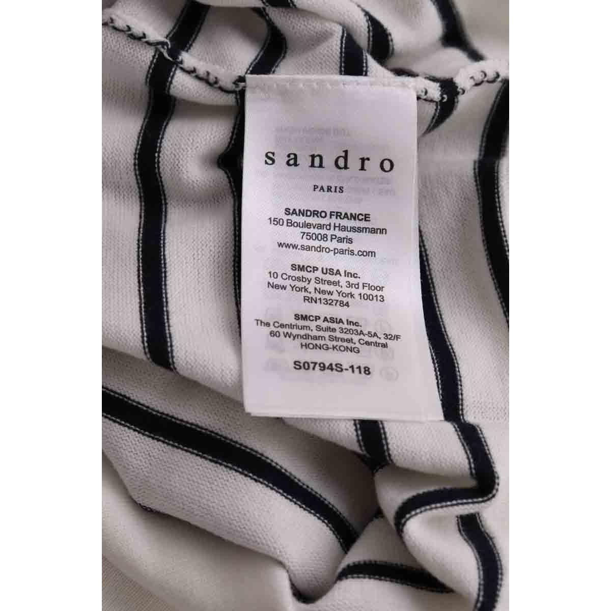 Pull - Très Bon État blanc, SANDRO