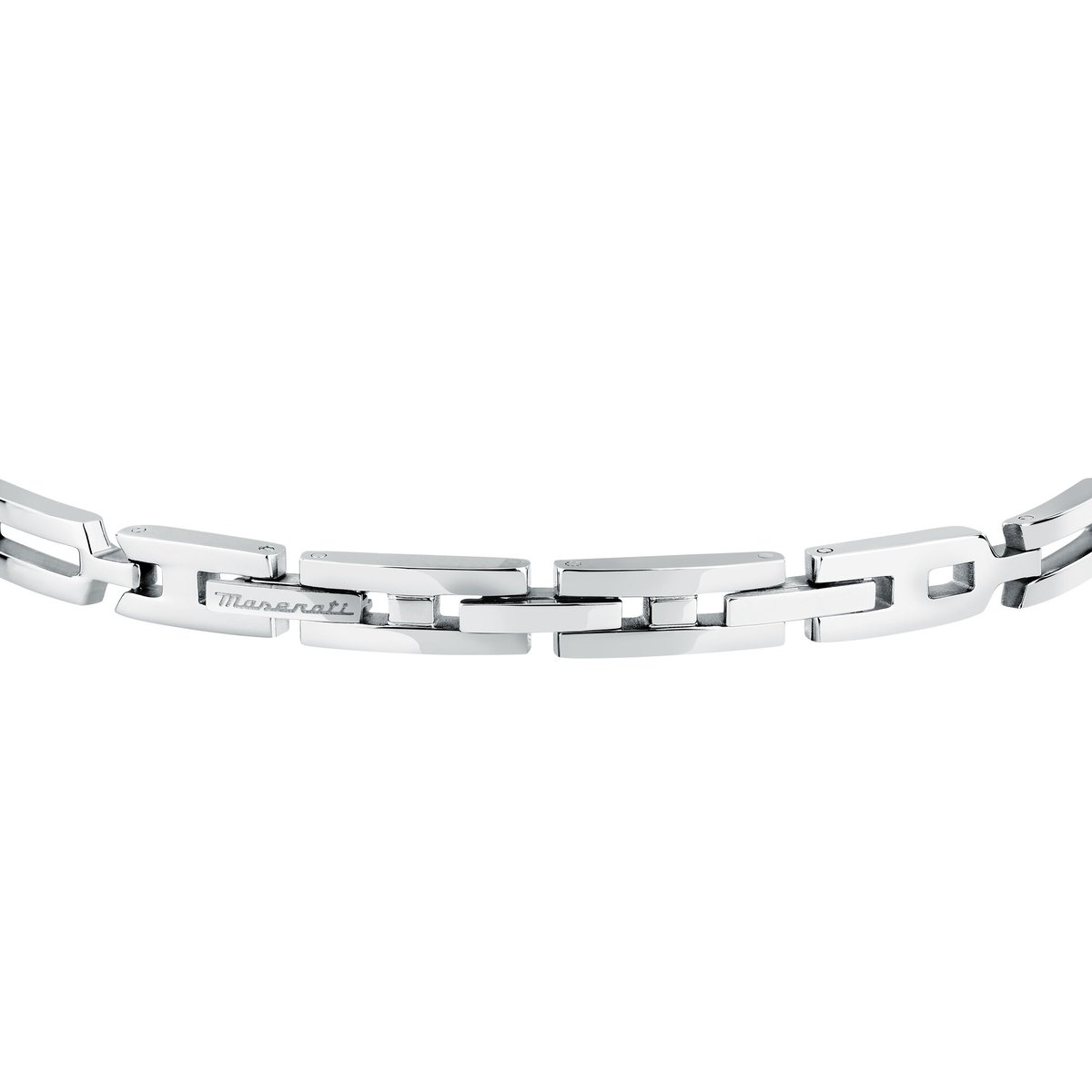 Bracelet en acier ICONIC argent, bleu, MASERATI