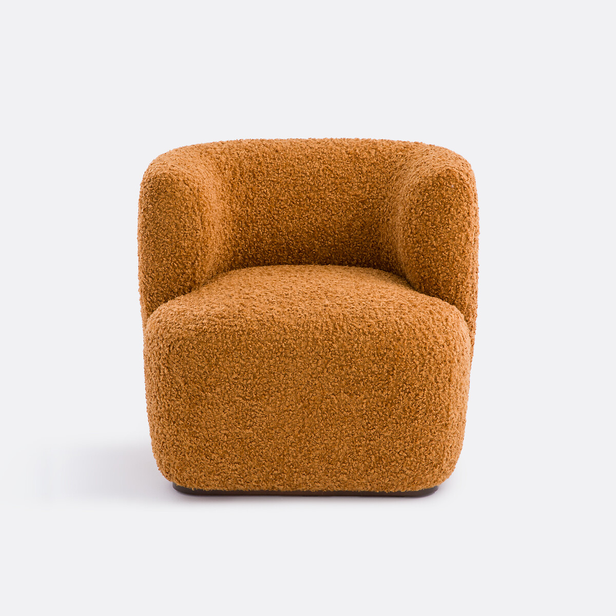 Fauteuil bouclette, Nidou caramel, LA REDOUTE INTERIEURS