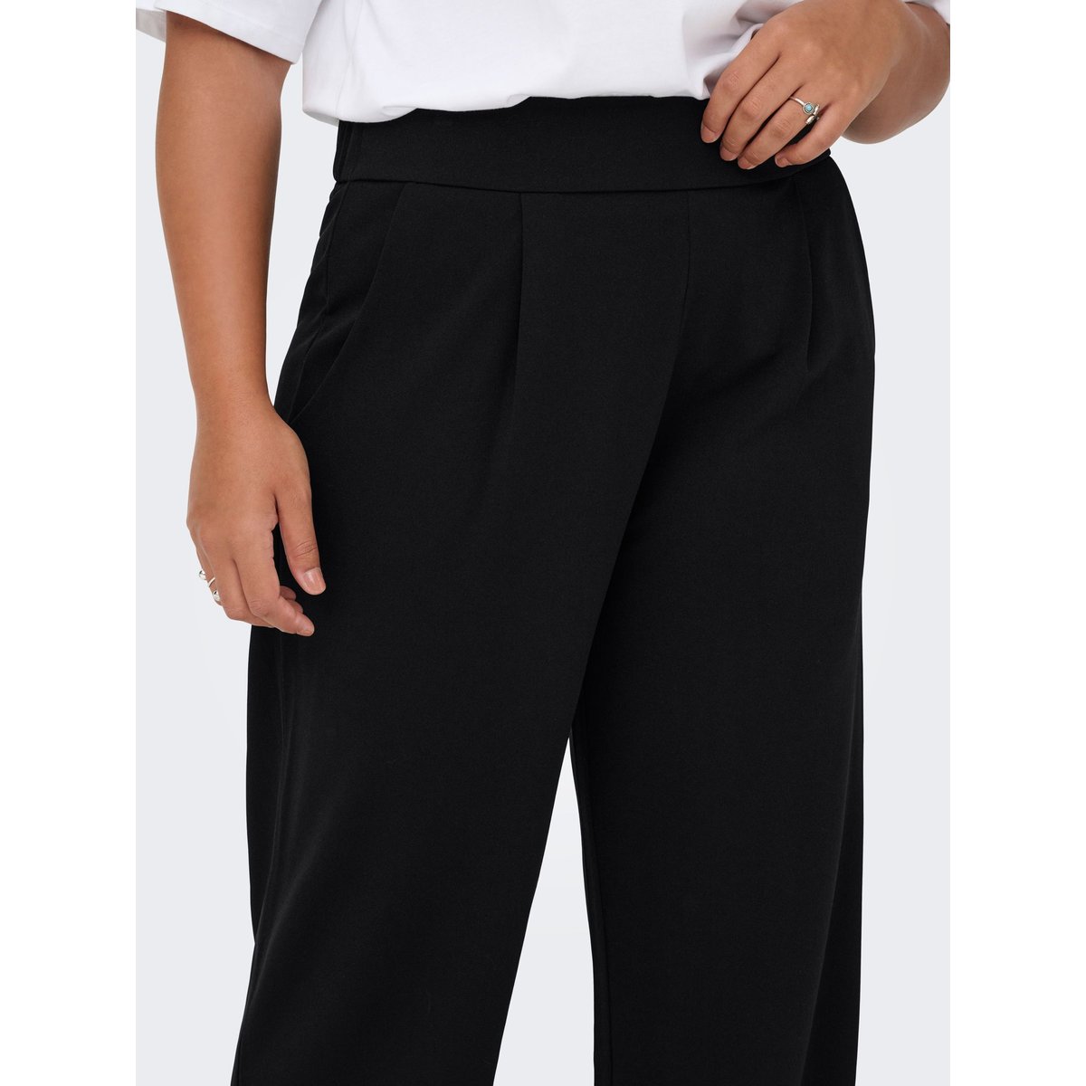 Pantalon noire - black, ONLY CARMAKOMA