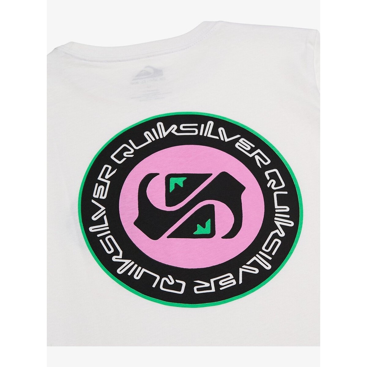 T-shirt à manches longues, imprimé dos blanc, QUIKSILVER