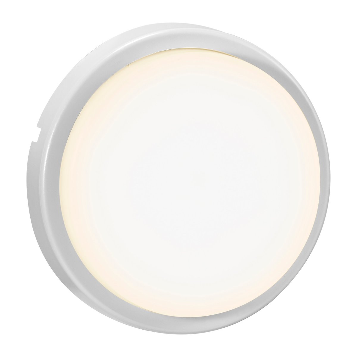 Applique murale extérieure ronde en plastique, CUBA blanc, NORDLUX