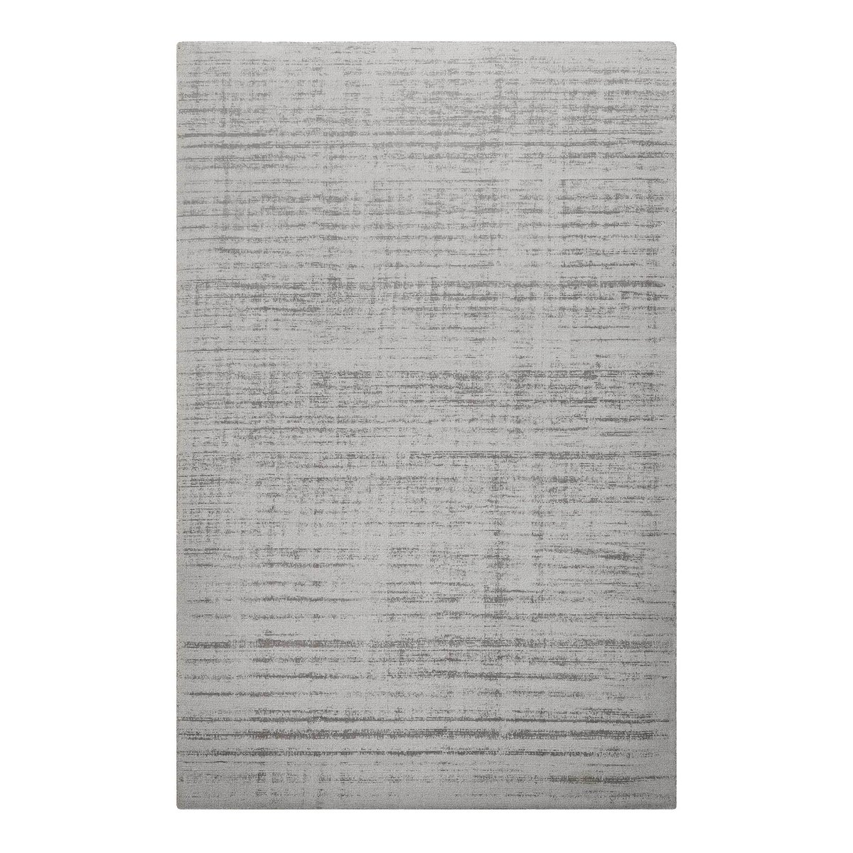 Tapis salon relief et effet soie ,  Emma gris clair, WECON HOME