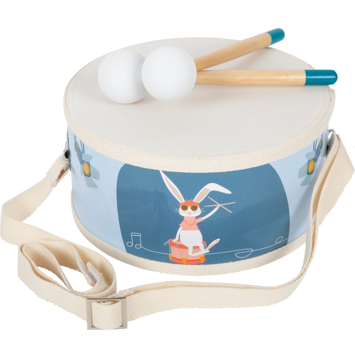Tambour Groovy Beats bleu, SMALL FOOT COMPANY