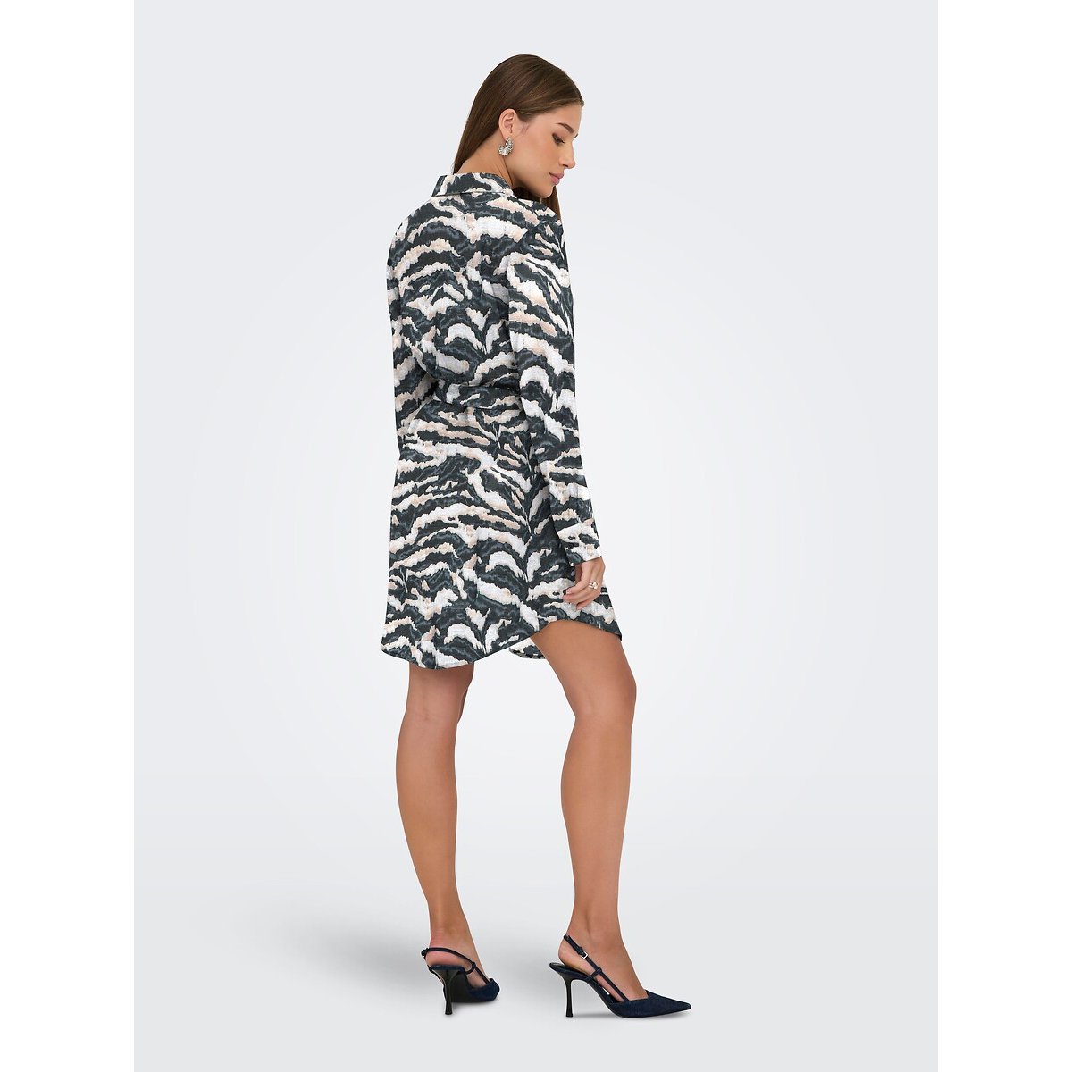 Robe courte imprimée imprimé zèbre, JDY