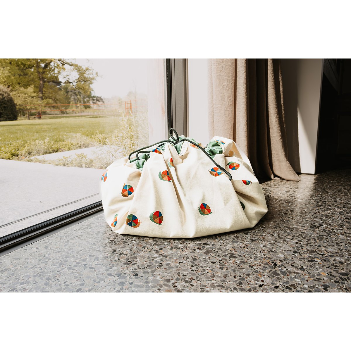 play&go - tapis de jeu & sac à jouets - snail multicolor, PLAY ET GO