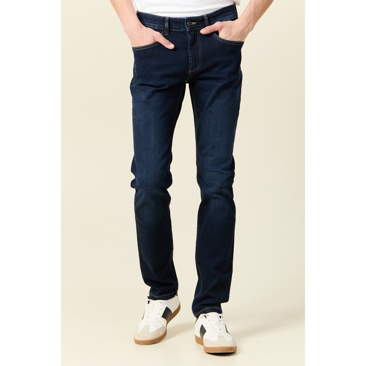 Jeans slim denim brut, BONOBO