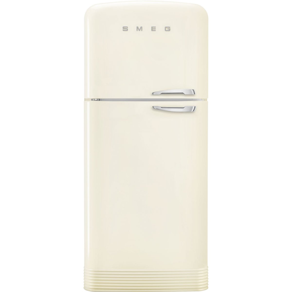 Réfrigérateur 2 portes poignées à droite FAB50 crème brillant, SMEG