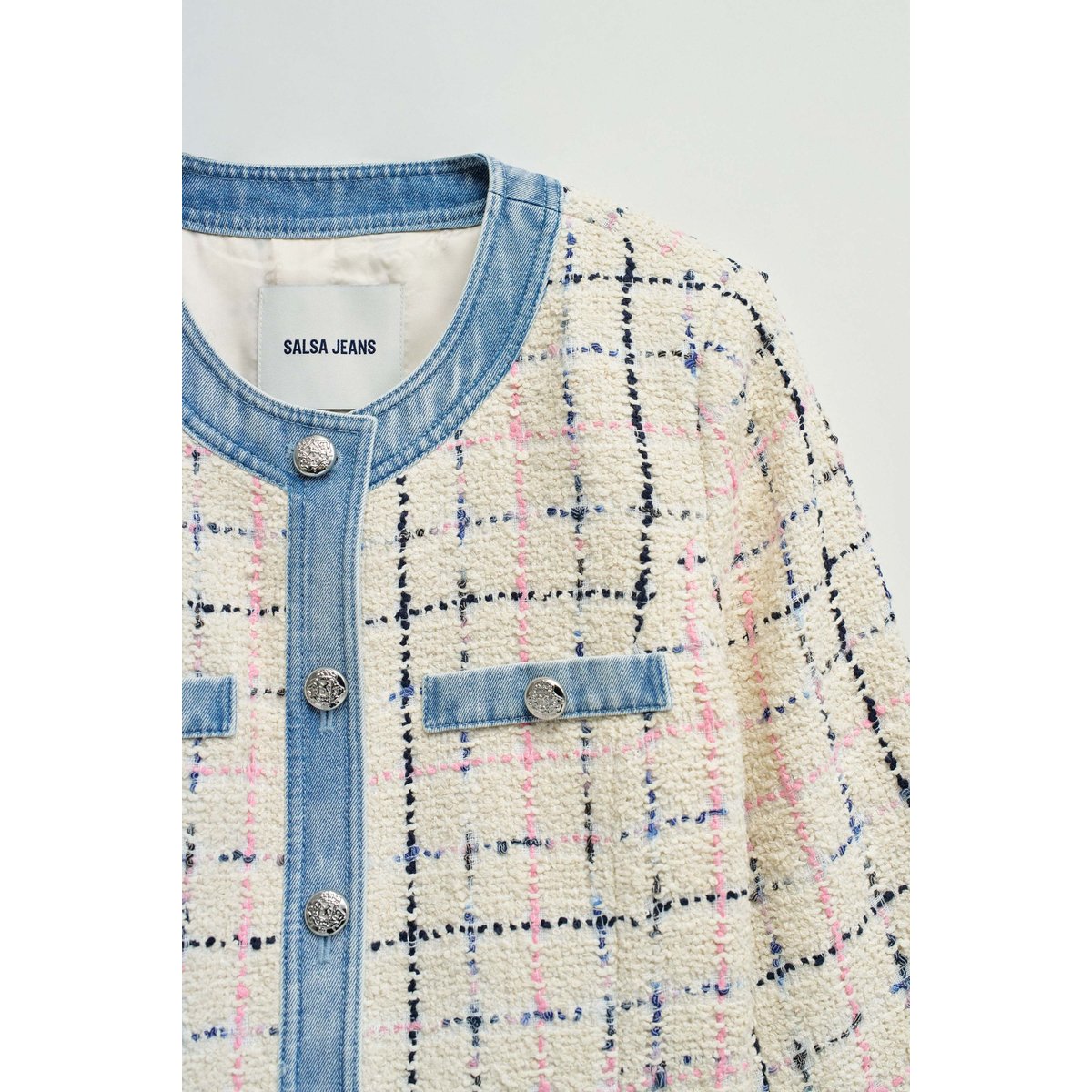 VESTE EN TWEED beige, SALSA JEANS