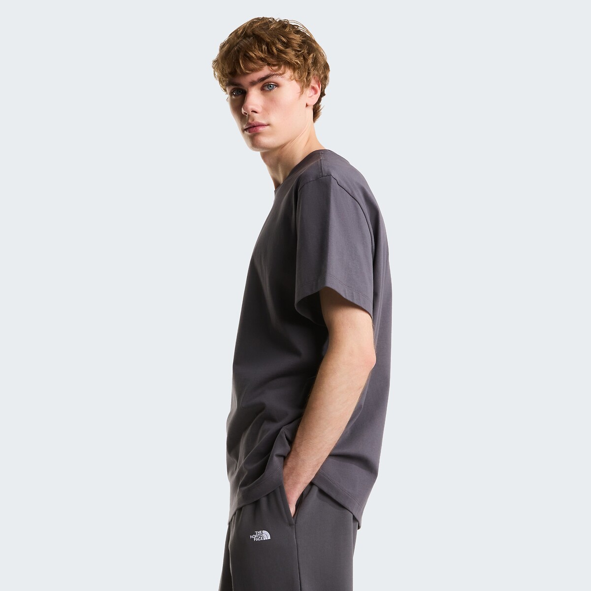 T-shirt manches courtes, Essential gris anthracite, THE NORTH FACE
