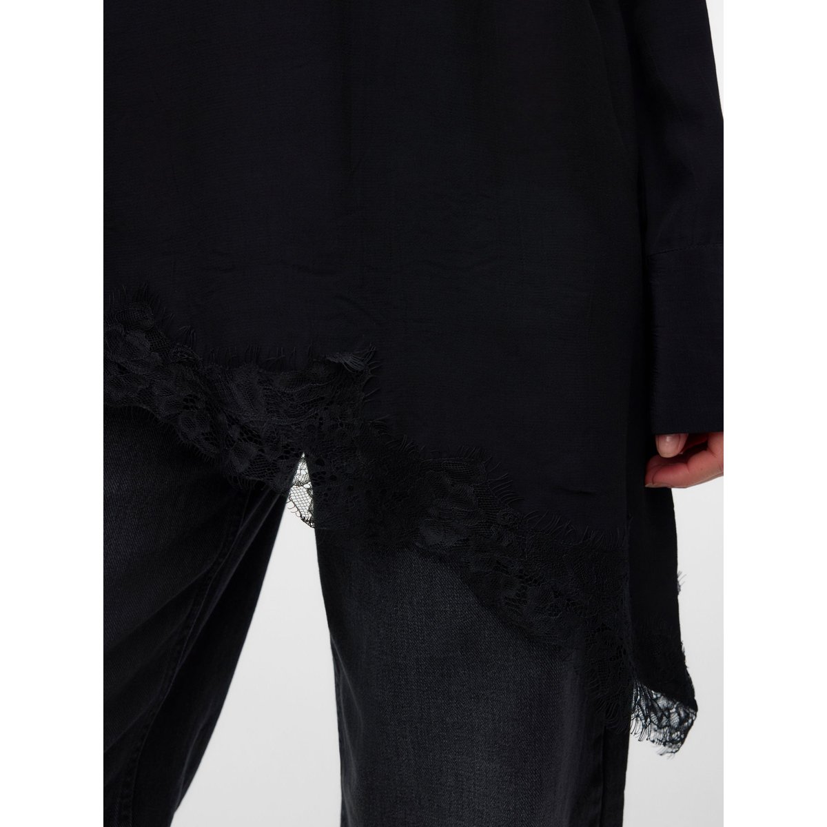 Top Asymétrique noire - black, VERO MODA