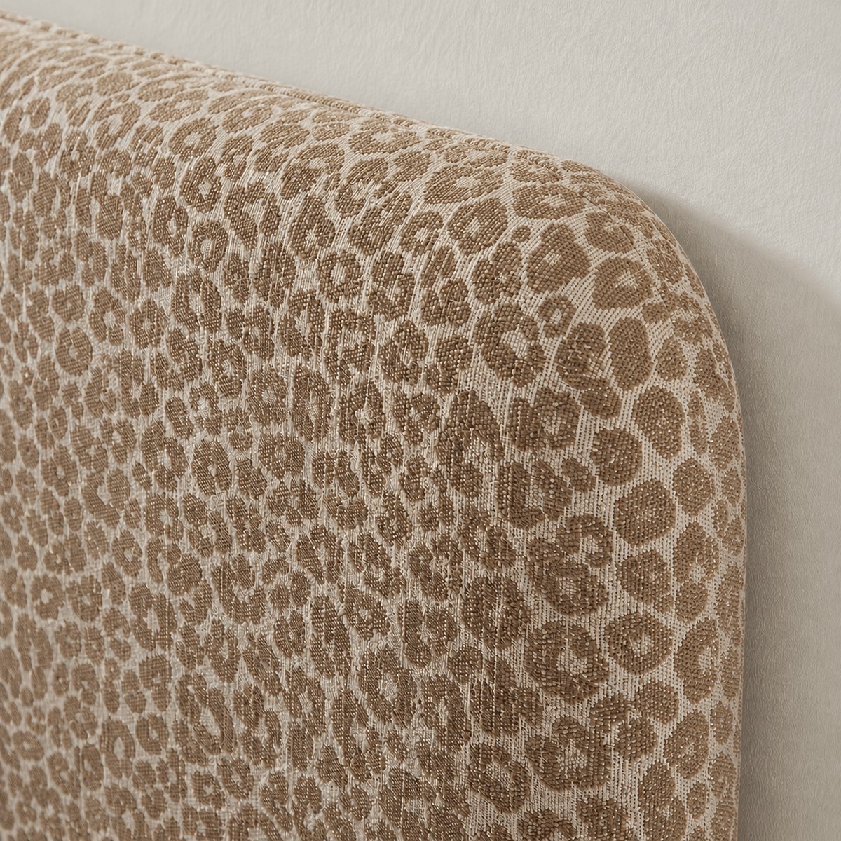 Tête de lit en tissu jacquard LOUISON beige, SORELH