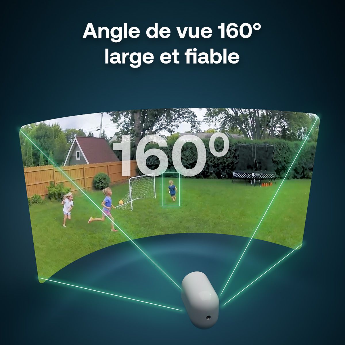Caméra de surveillance 1 caméra 2K+ extérieur Pro6 couleur unique, ARLO
