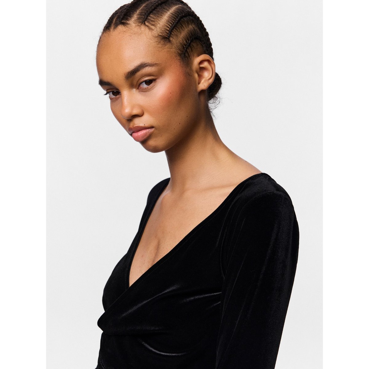 Top Cache-Cœur noir - black1, PIECES
