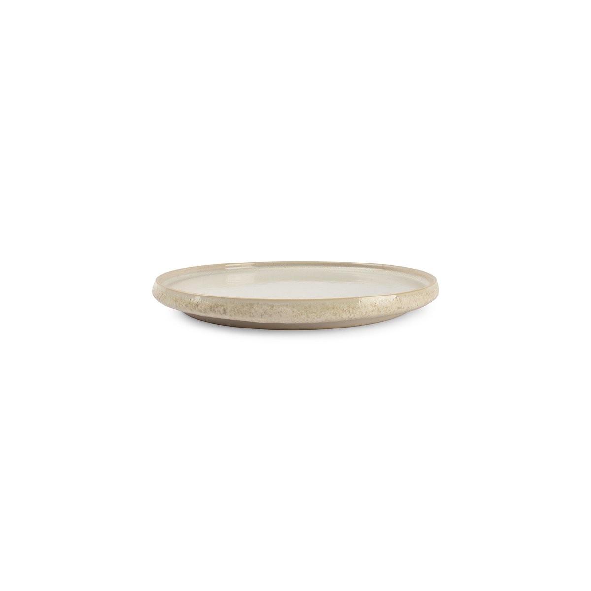 Lot de 4 assiette à desserts FARO beige, SP COLLECTION