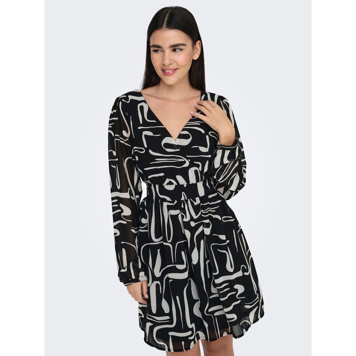 Robe noire - black, ONLY