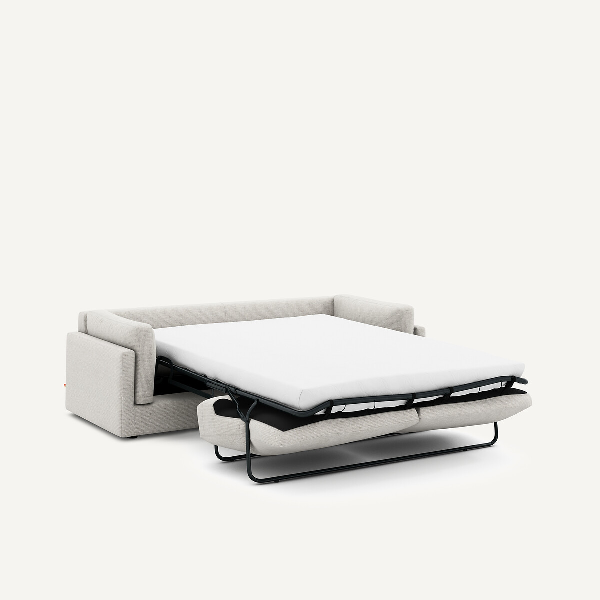 Schlafsofa, aus recycelter Baumwolle, CÉSAR hellgrau, AM.PM