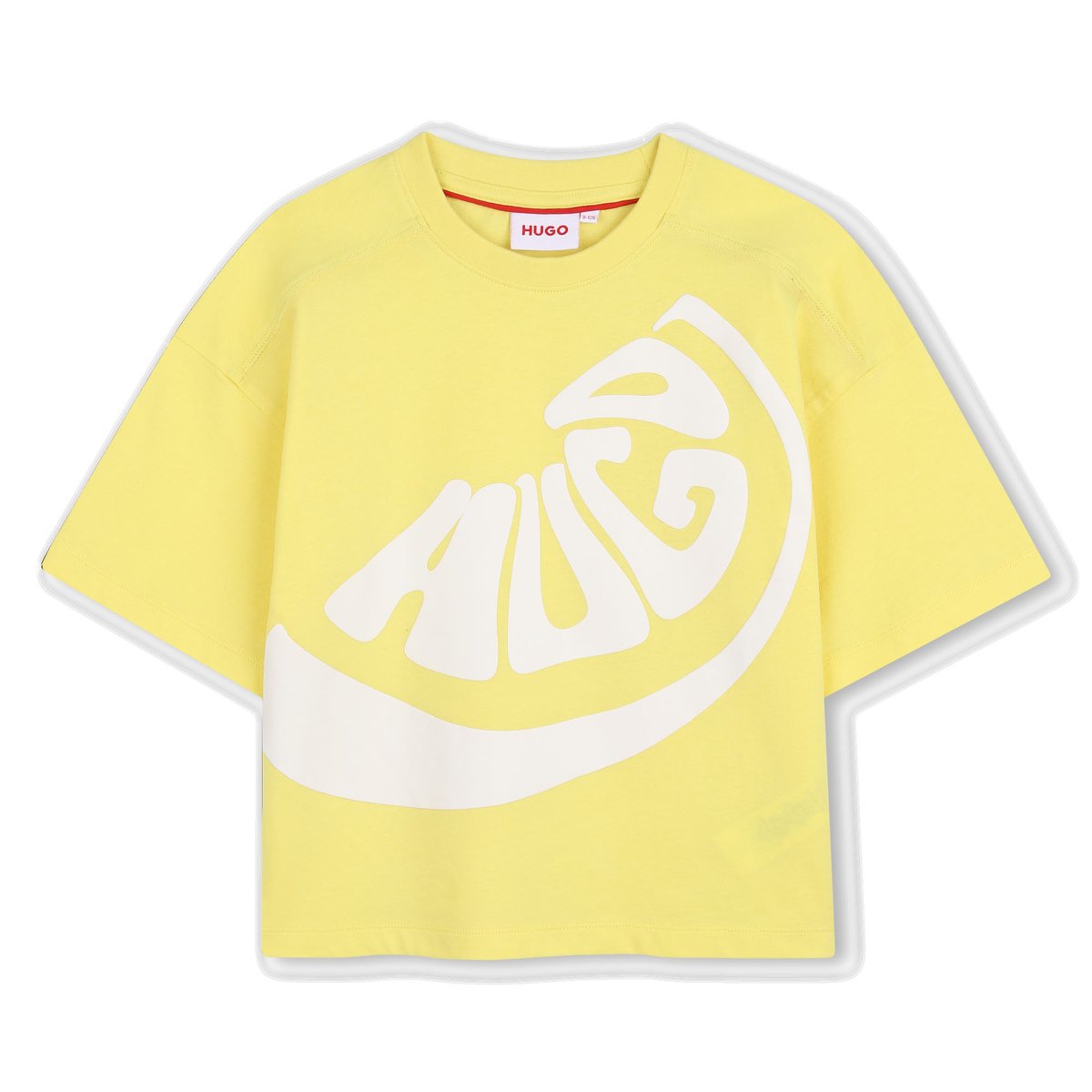 Tee-shirt manches courtes mimosa, HUGO KIDSWEAR