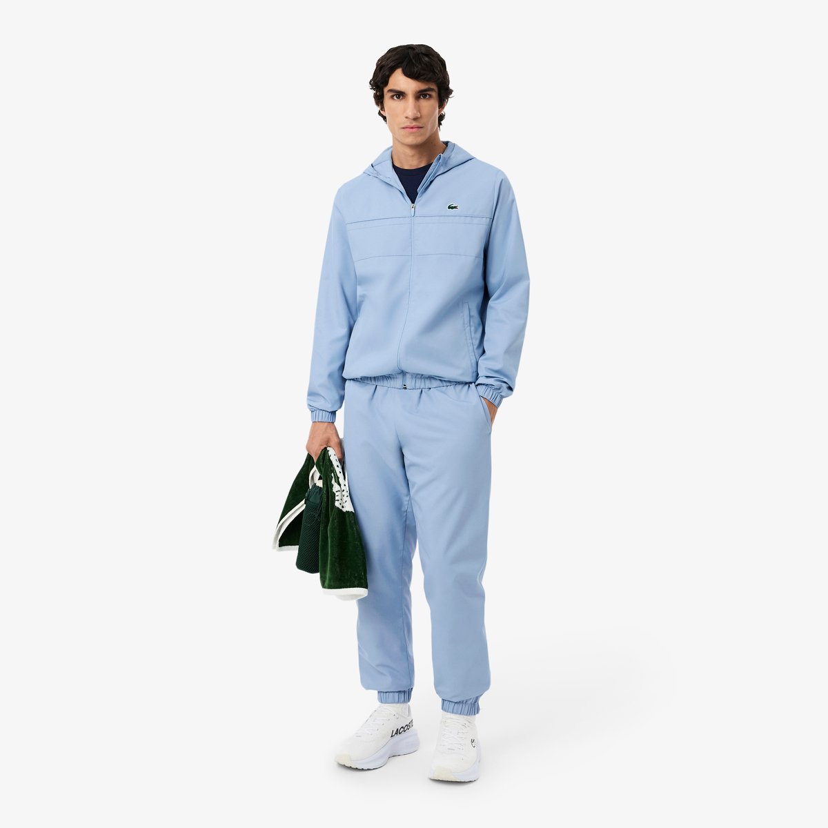 Veste de survêtement Sport déperlante bleu-46n, LACOSTE