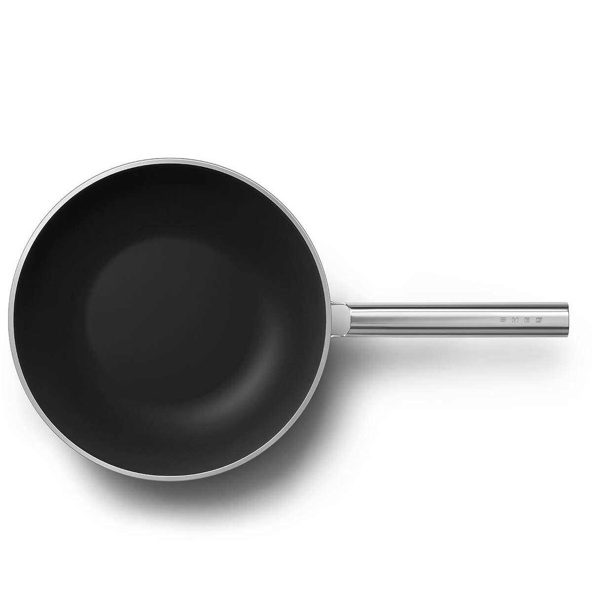 Wok antiaderente, 20cm, SMEG creme, SMEG