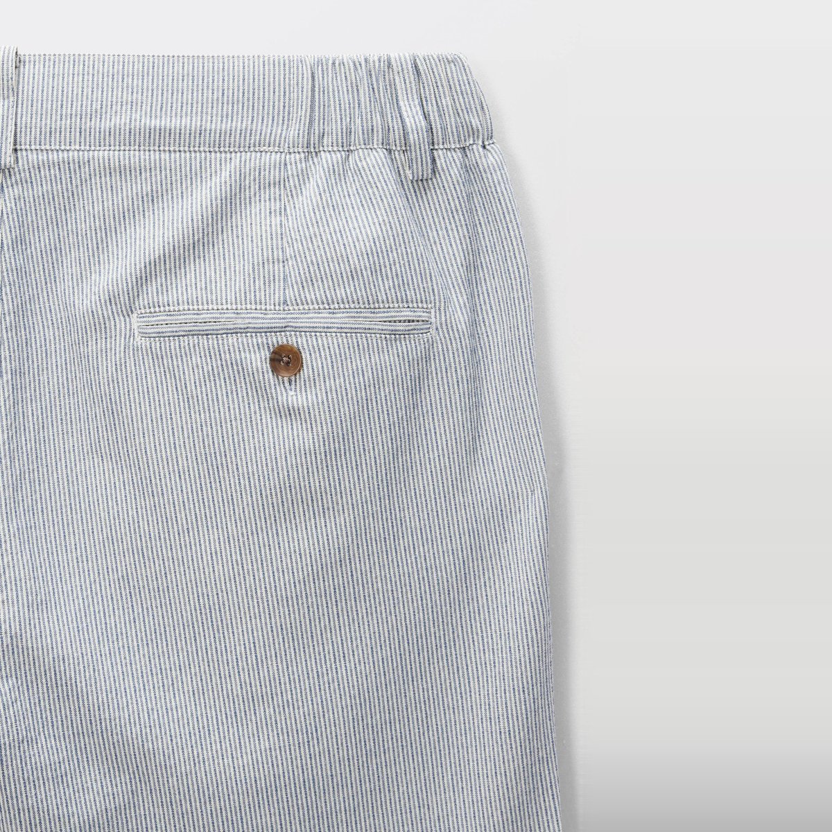Bermuda boutonné en coton tornade, MONOPRIX