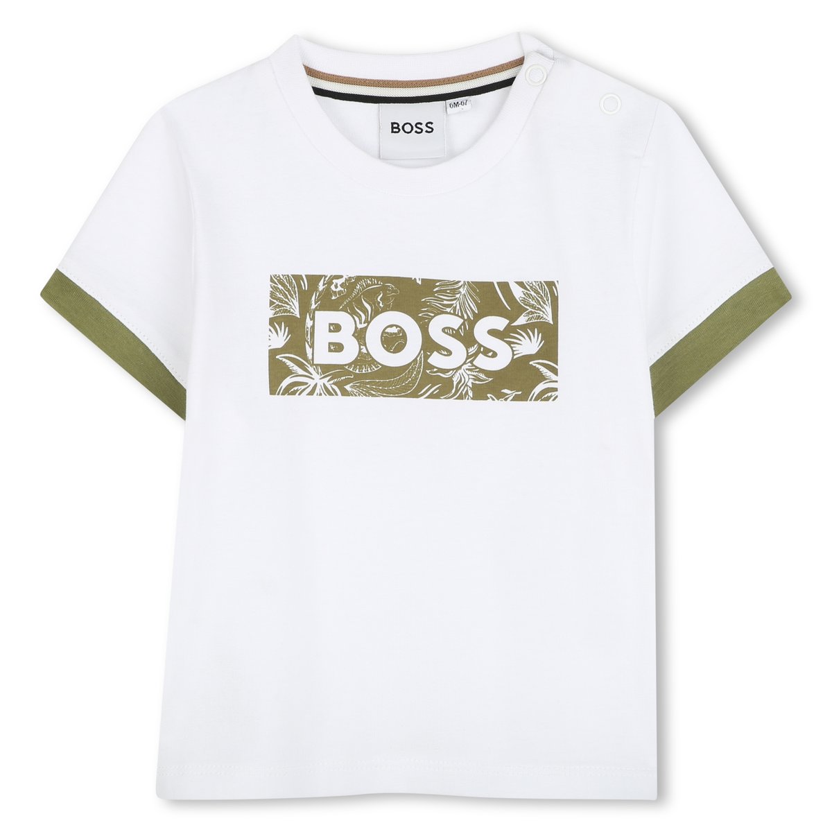 T-shirts à manches courtes blanc, BOSS KIDSWEAR