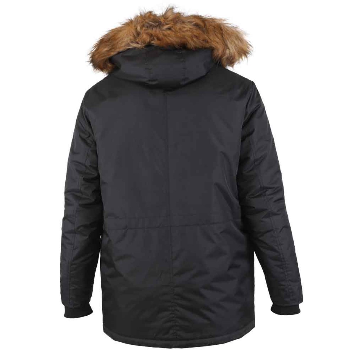 Parka uni LOVETT noir, DUKE