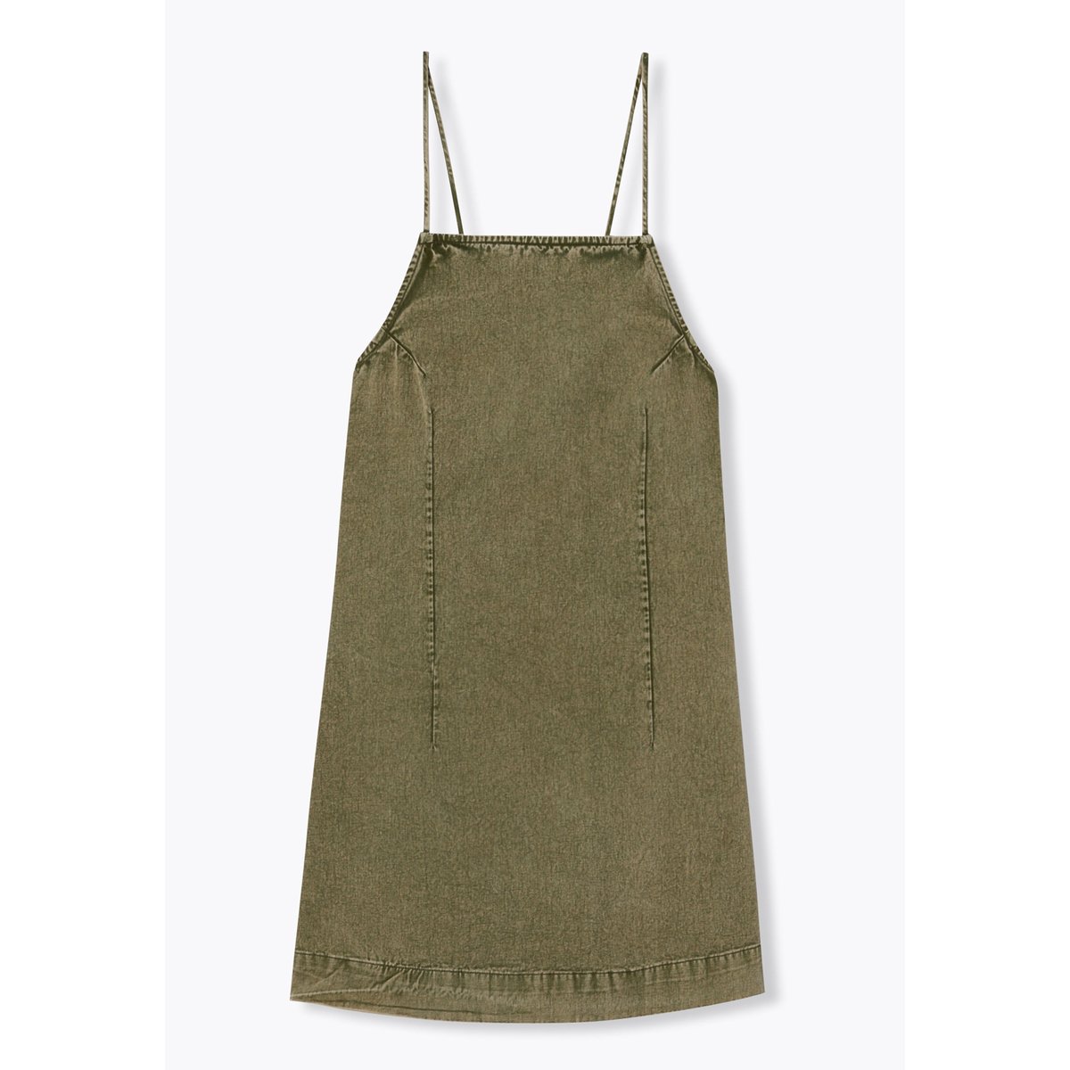 Robe courte en jean kaki, PROMOD