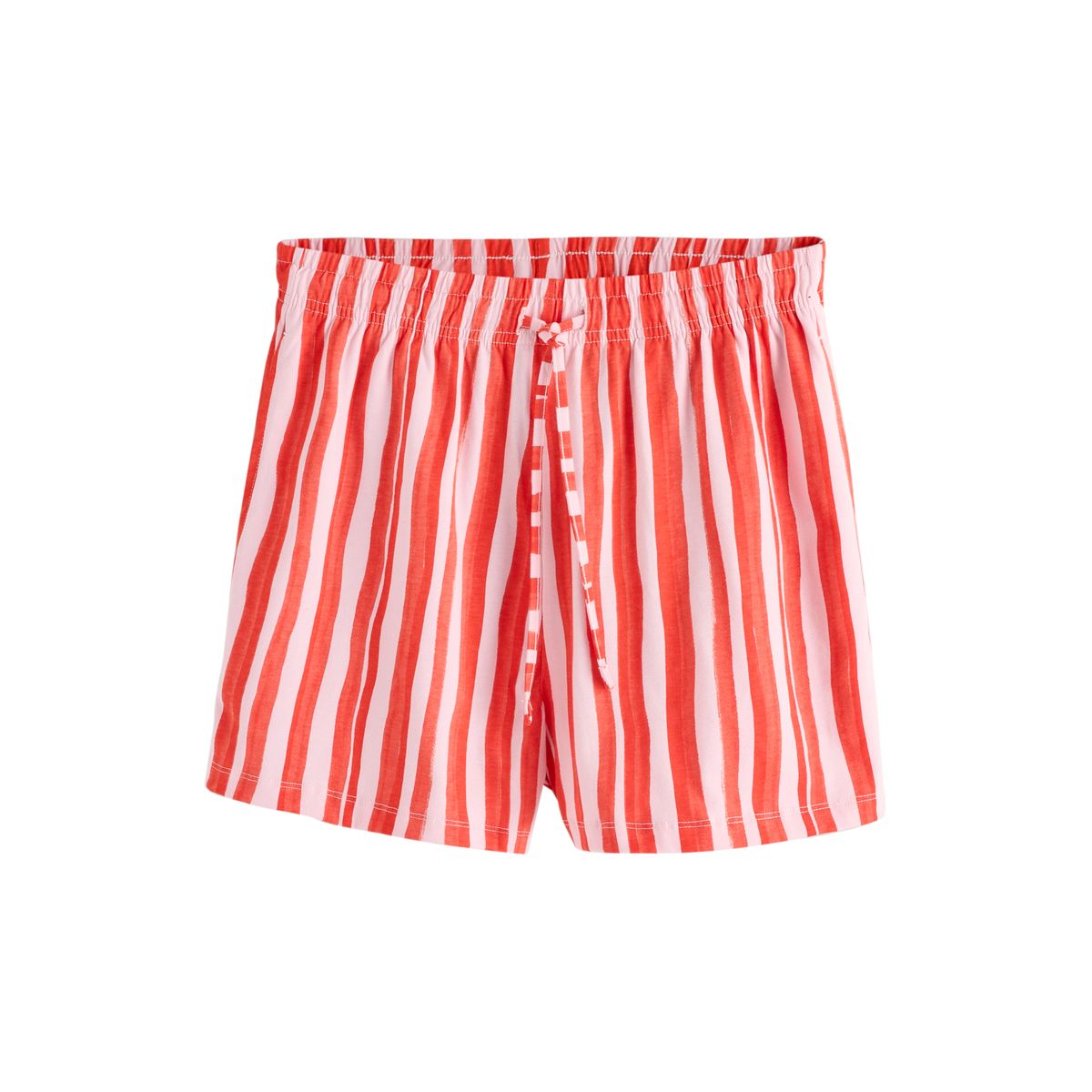 Ensemble pyjama avec short motif snooze club à rayures crème/rose au dos, NEXT