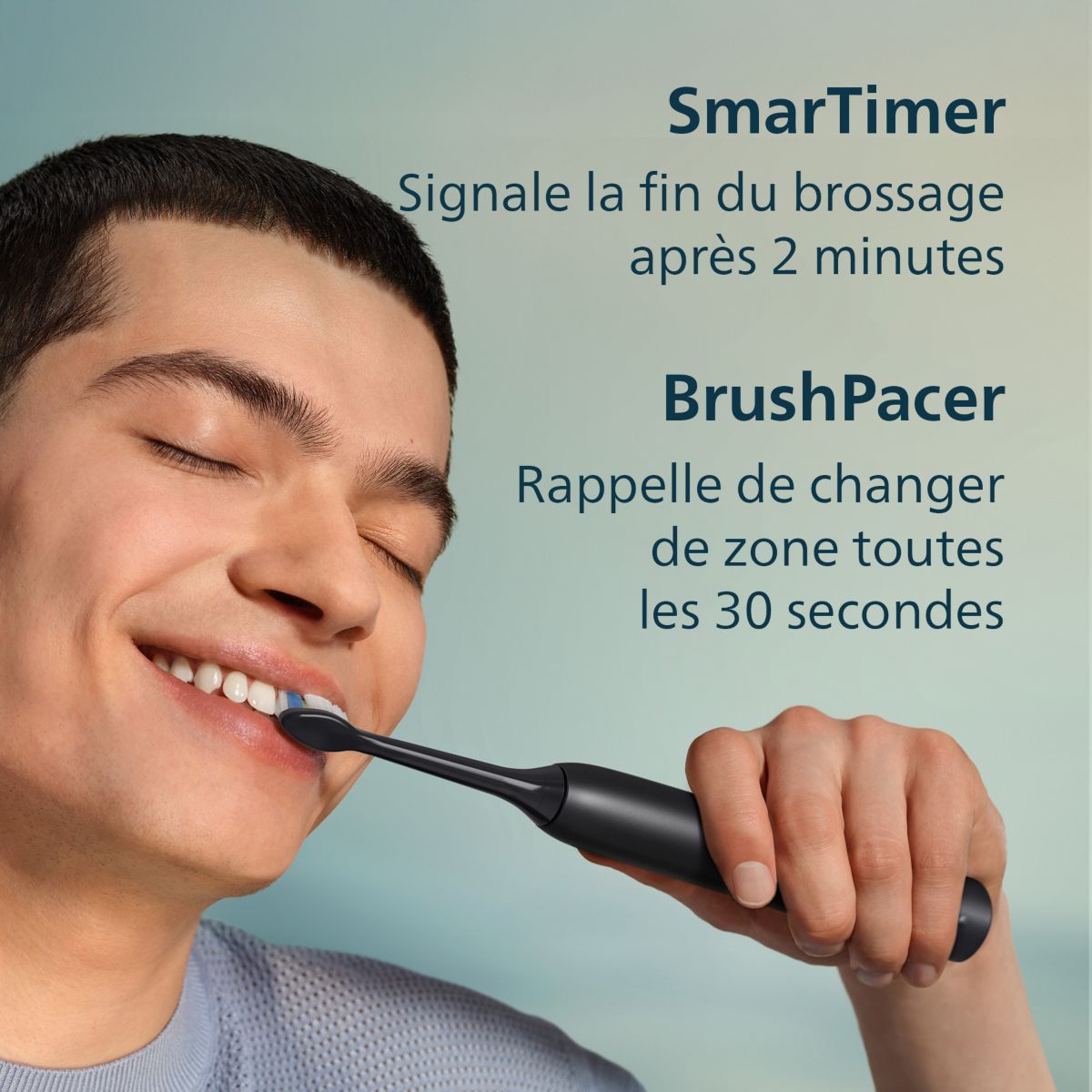 Brosse à dents électrique HX4042/52 Serie 4100 Noire couleur unique, PHILIPS