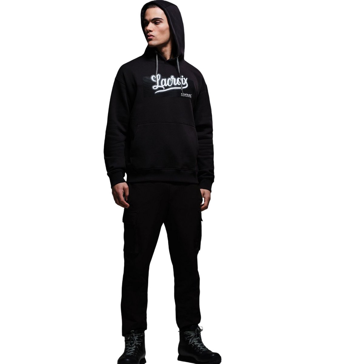 Sweat à capuche CHRISTIAN LACROIX MIRAMAS noir, REGATTA