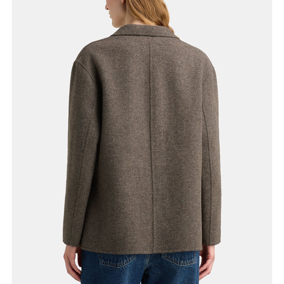 Veste droite eden twill beige, GALERIES LAFAYETTE