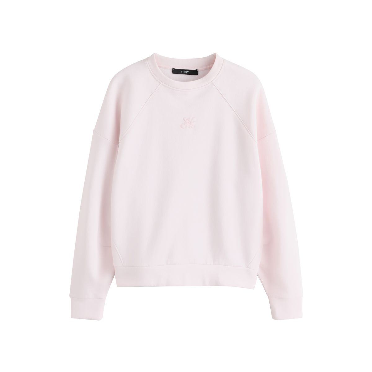Sweat ras du cou à logo rose, NEXT