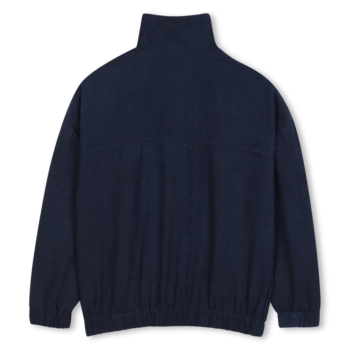 Cardigan en weavy satin bleu cargo, BOSS KIDSWEAR