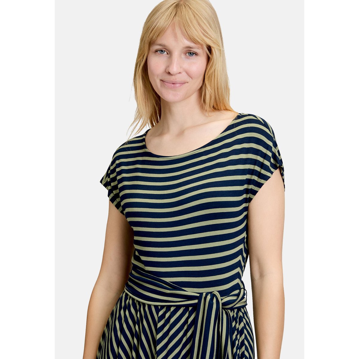Robe en jersey manches courtes dark blue/green, BETTY BARCLAY