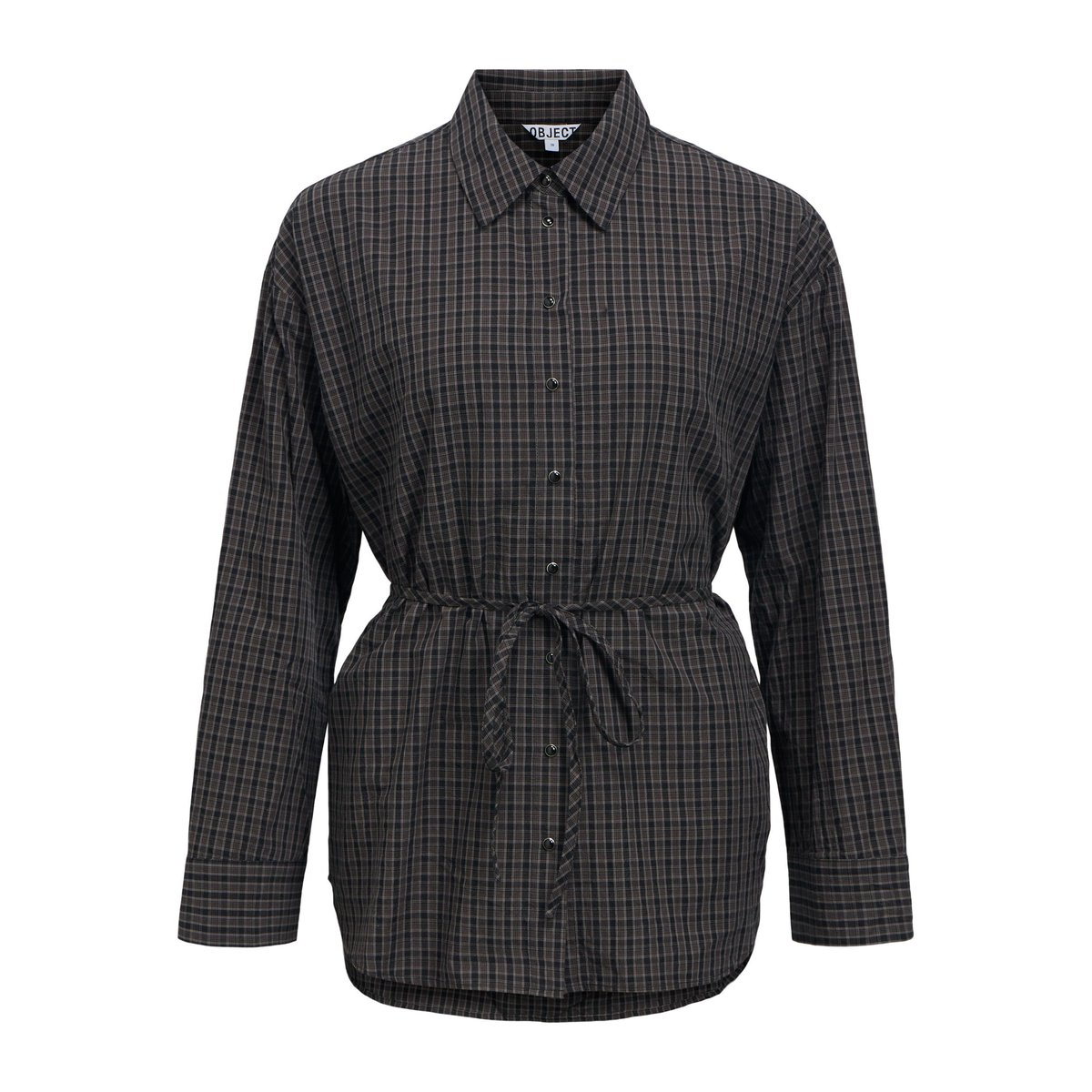Chemise À Carreaux gris - gunmetal1, OBJECT
