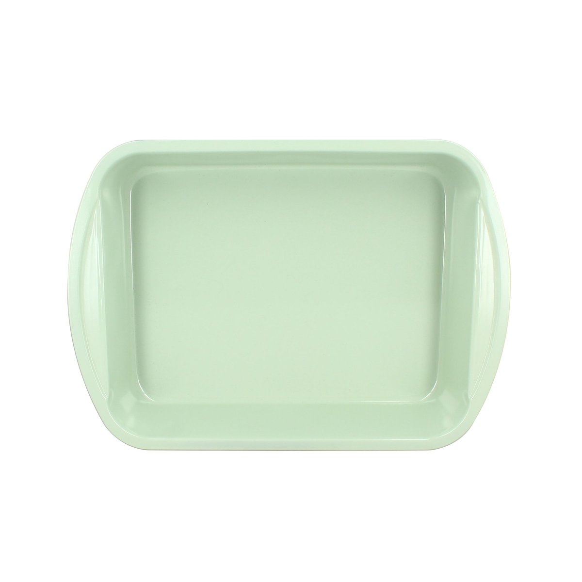 Plat à rotir 40x28cm en acier carbone, COLORAMA céladon, MENASTYL