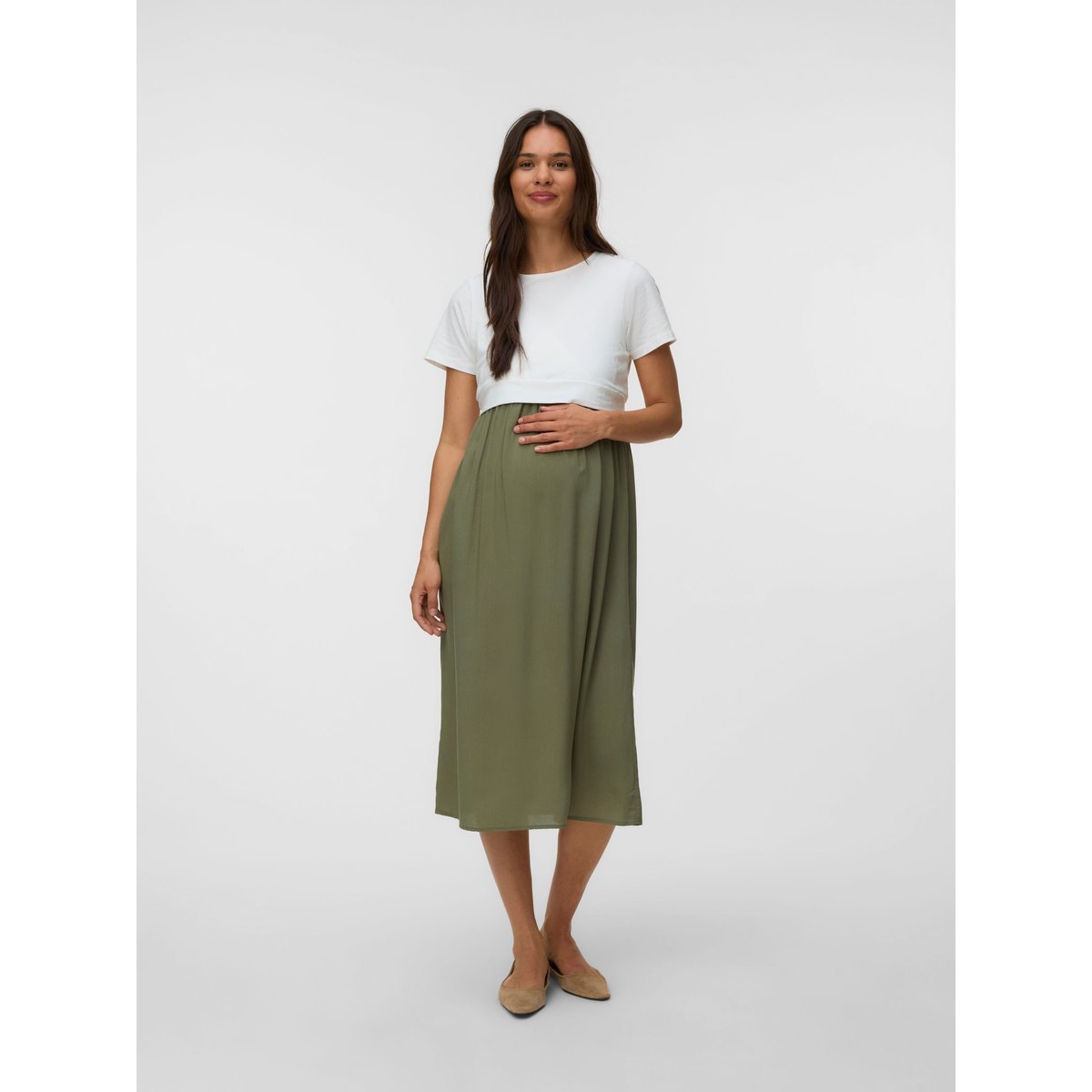Robe oil green, MAMA LICIOUS